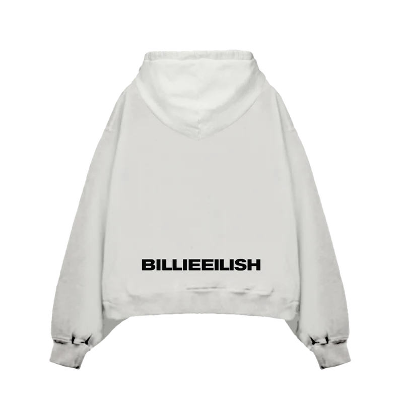 Hanging Blohsh White Hoodie