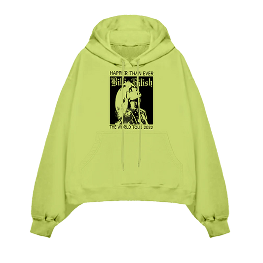 Homecoming Stamped Lime Hoodie