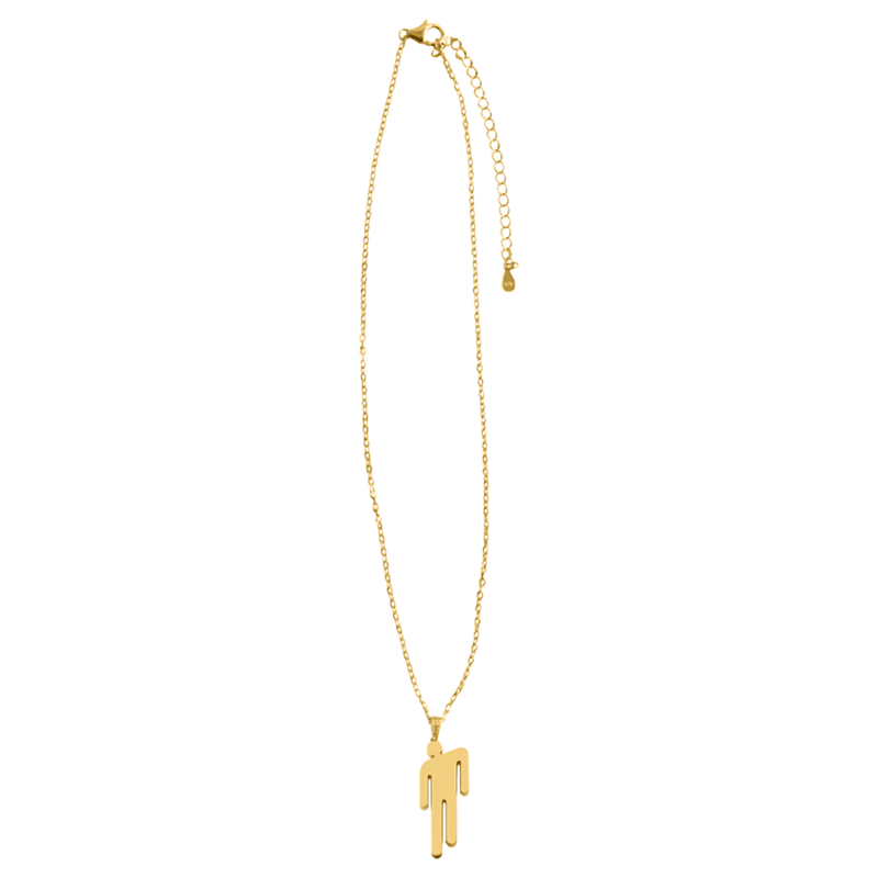 Gold Blohsh Pendant Necklace